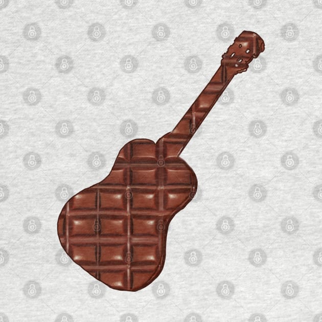 Chocolate guitar for chocoholics   Delicious sweet milk chocolate by Artonmytee